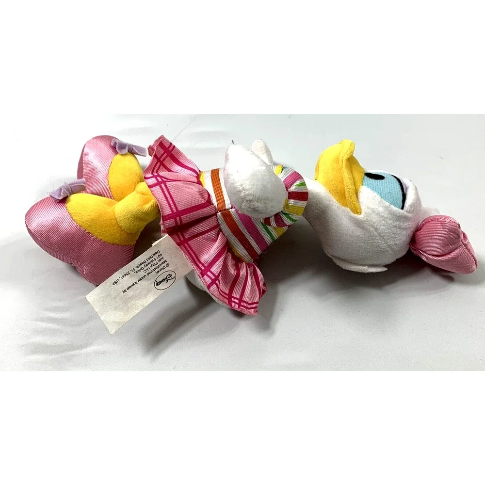 Disney Daisy‎ Duck Pink Bow Plush Stuffed Animal Toy